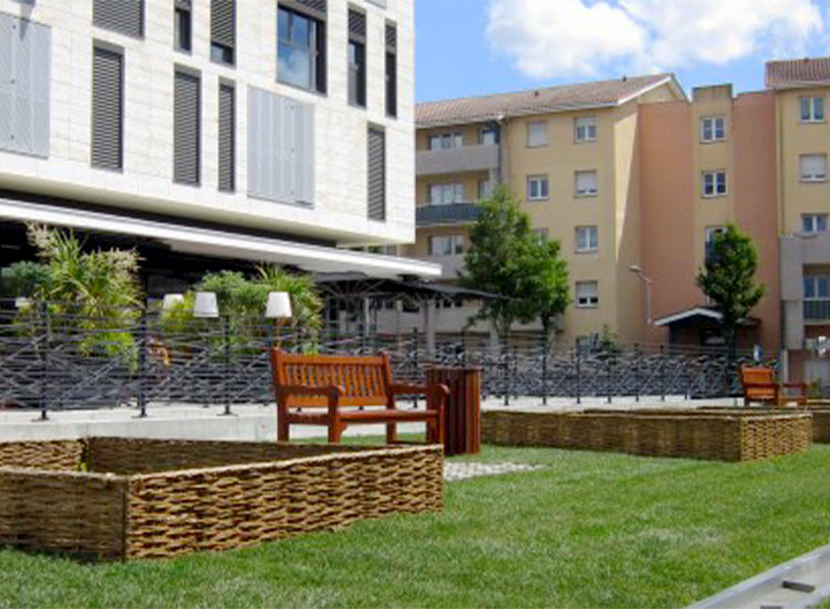 Technivert réalise le jardin médiéval de Mérignac (33)