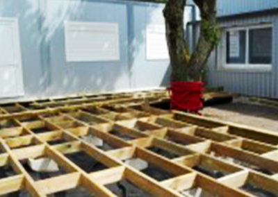 Terrasse en bois pour TEMSOL SIÈGE à Mérignac (33)