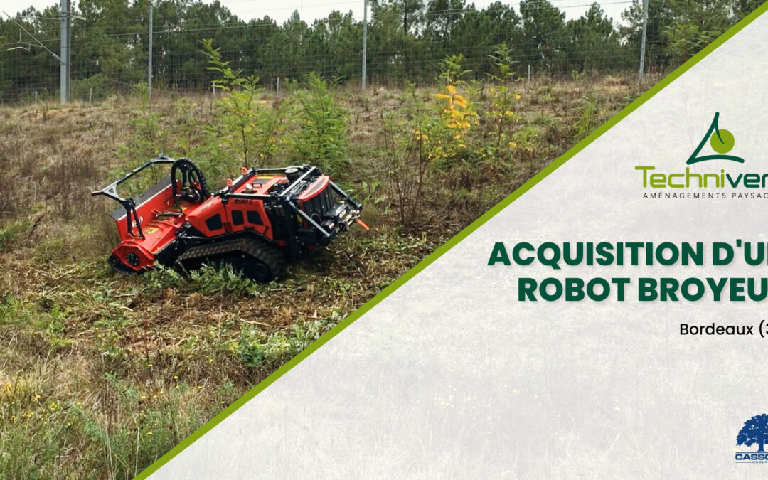 Un robot broyeur forestier pour les abords de la ligne LGV