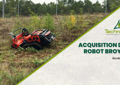 Un robot broyeur forestier pour les abords de la ligne LGV